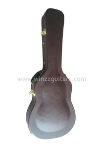 Качественный кожаный внешний жесткий чехол для классической гитары (CCG420)