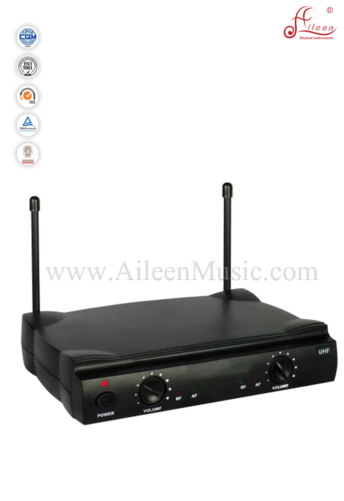(AL-SE2019) Профессиональный фиксированный двухканальный беспроводной микрофон FM UHF