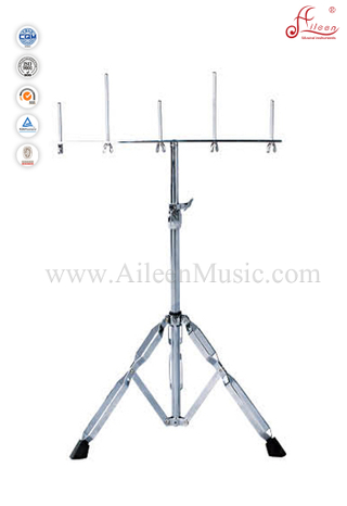 Полностью регулируемая по высоте хромированная подставка для колокольчиков / подставка для музыкальных инструментов (ACBSC01)