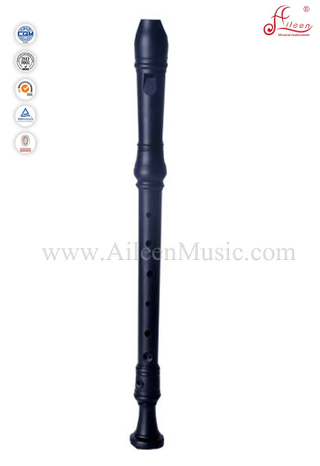 Черная пластиковая флейта для записи в стиле барокко (RE2308B-2)