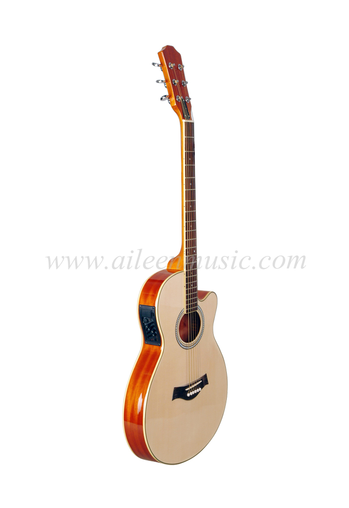 40-дюймовая акустическая гитара с вырезом в тонком корпусе (AFG11CBE)