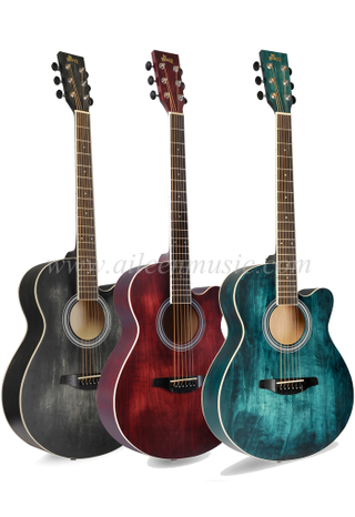 [Aileen] Новый продукт, акустическая гитара с вырезом, 40 дюймов (AF-H00LC)